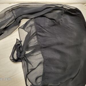 Dress crop-style blouse Sz M